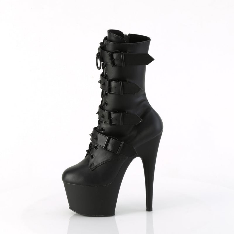 プリーザー Adore-1046 Vegan Leather レディース ブーツ 黒 | HTIVLJPNJG