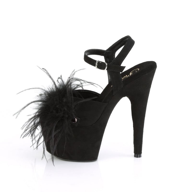 プリーザー Adore-709F Suede レディース ヒール 黒 | PCKDIJPGEB